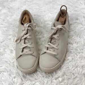 Toms Leather Cream Sneakers